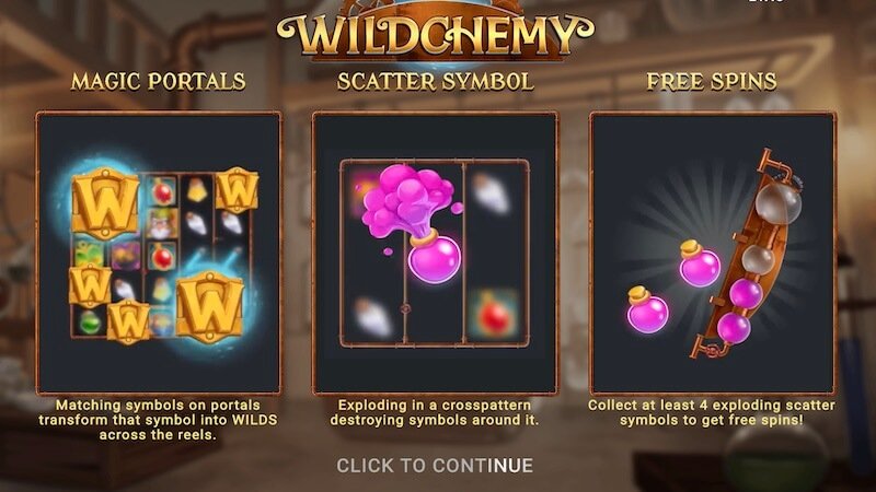 wildchemy slot rules