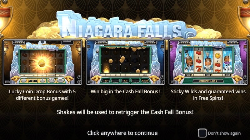 niagara falls slot rules