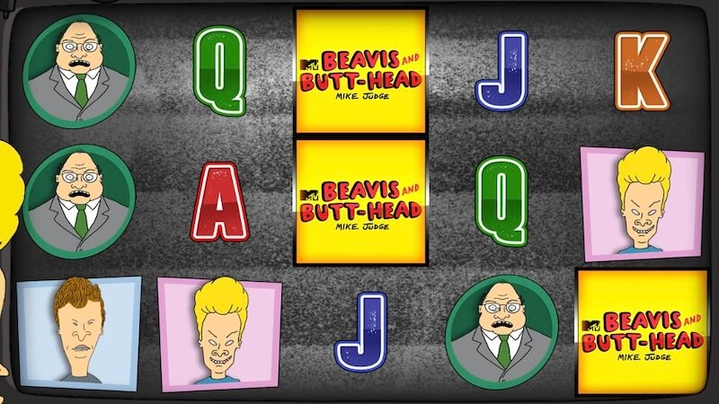 beavis and butthead slot gameplay
