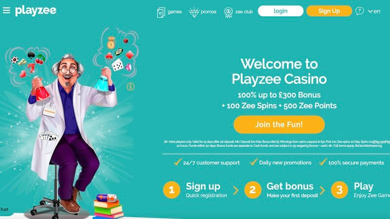 playzee casino review website