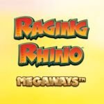 raging rhino megaways slot logo