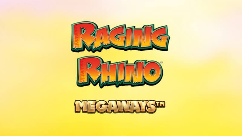 raging rhino megaways slot logo