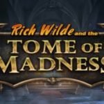 rich wilde tomb of madness slot logo