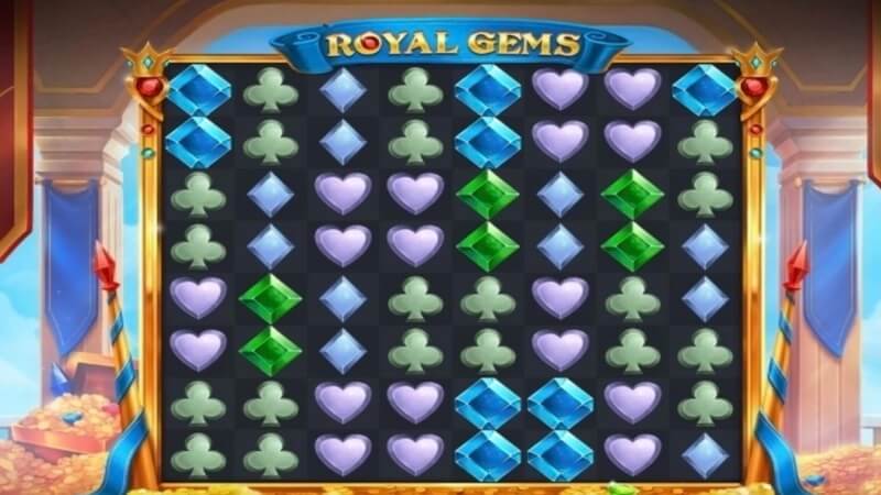 royal gems slot gameplay