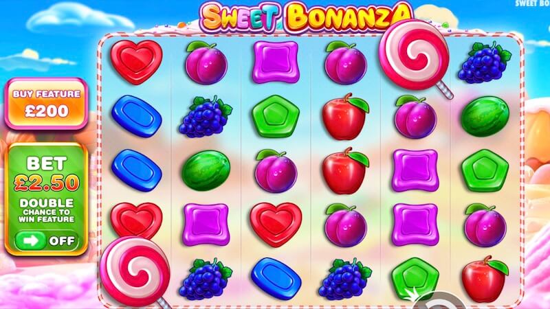 sweet bonanza slot gameplay