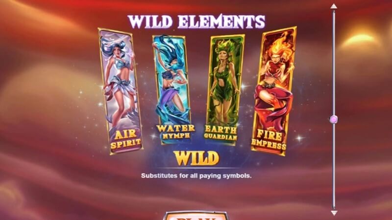 wild elements slot rules