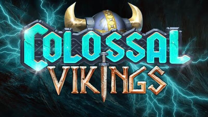 colossal vikings slot logo