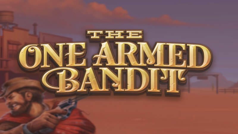 the one armed bandit slot logo
