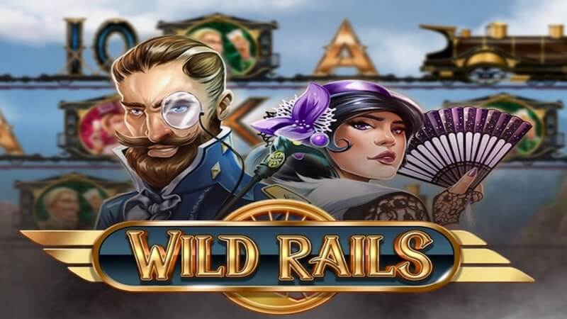 wild rails slot logo