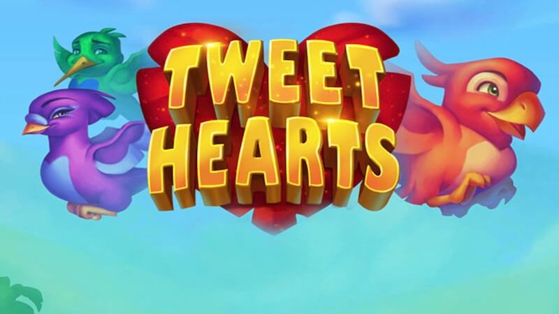 tweet hearts slot logo
