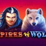 vampires vs wolves slot logo