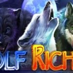 wolf riches slot logo