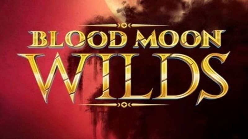 blood moon wilds slot logo