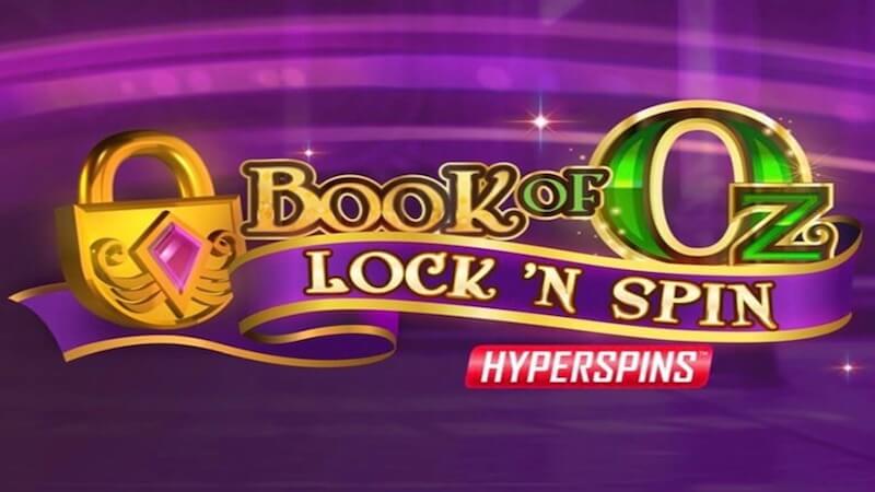 book of oz lock n spin slot logo