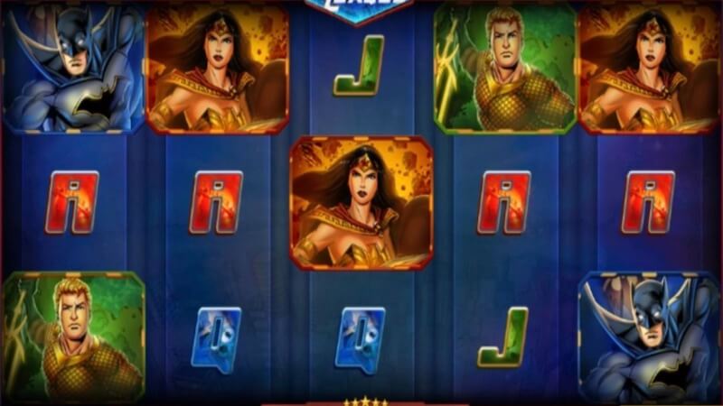 justice league comic slot gameplay