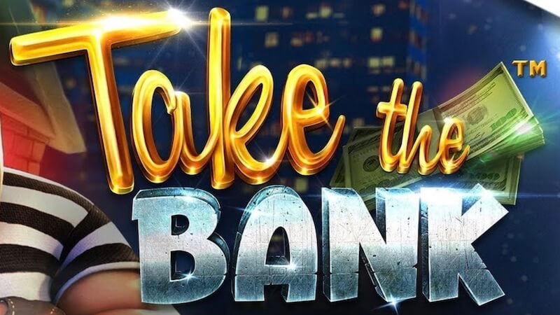 take the bank slot logo