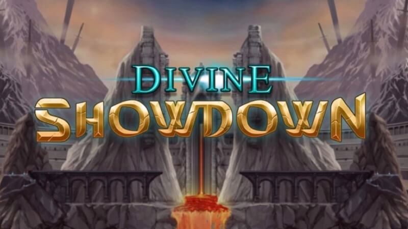 divine showdown slot logo