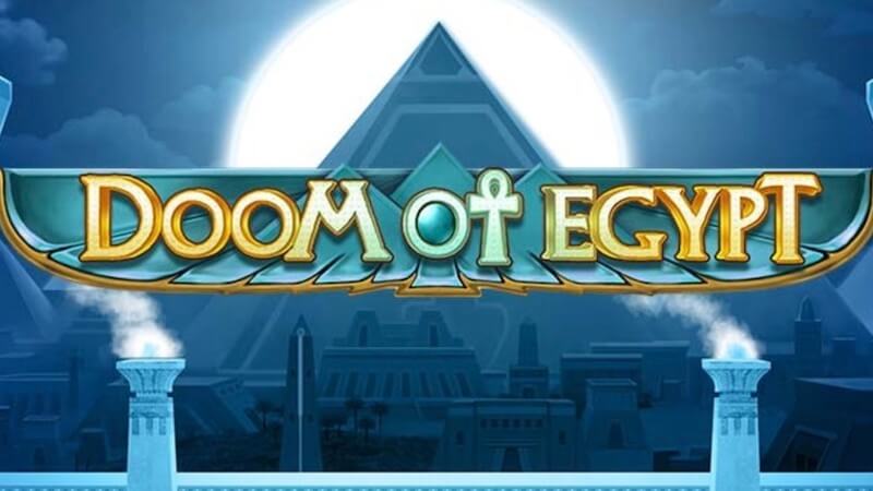 doom of egypt slot logo