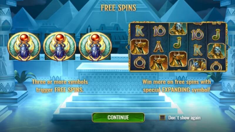 doom of egypt slot rules