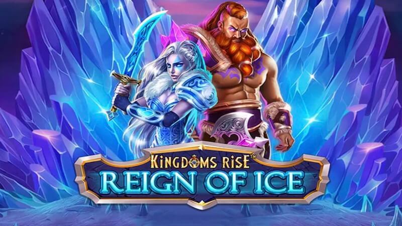 kingdoms rise reign of ice slot logo