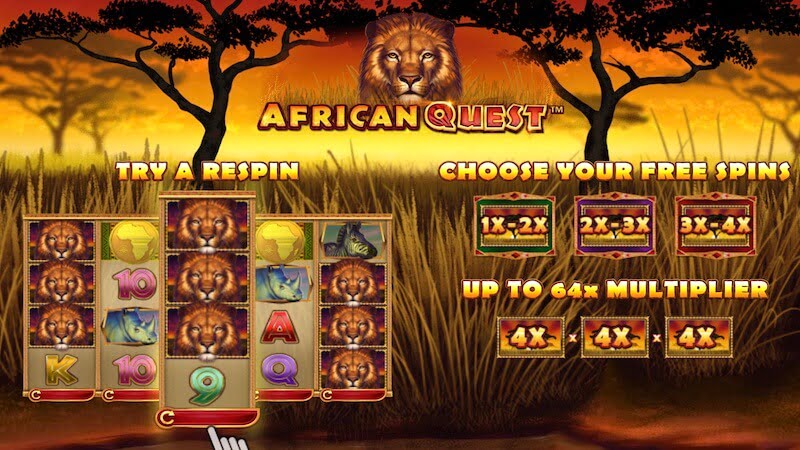 african quest slot rules