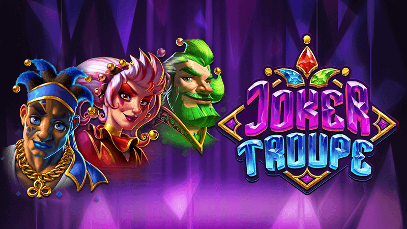 joker troupe slot logo