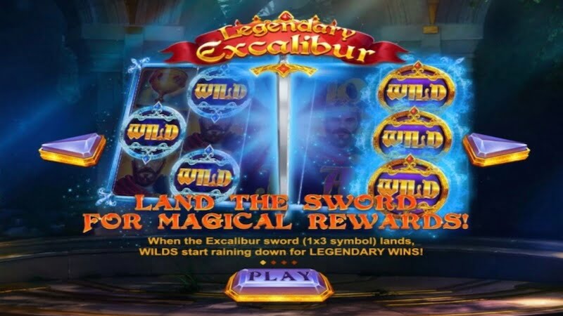 legendary excalibur slot rules