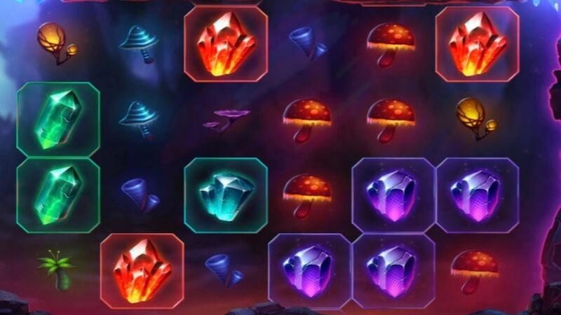 crystal cavern slot gameplay