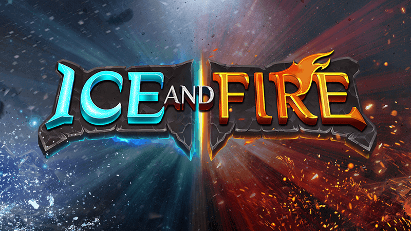 ice and fire slot logo