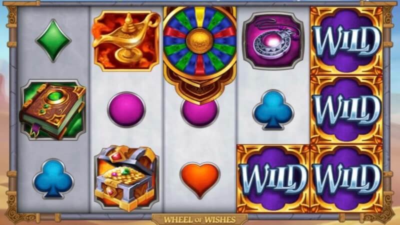 wheel of wishes slot gameplay