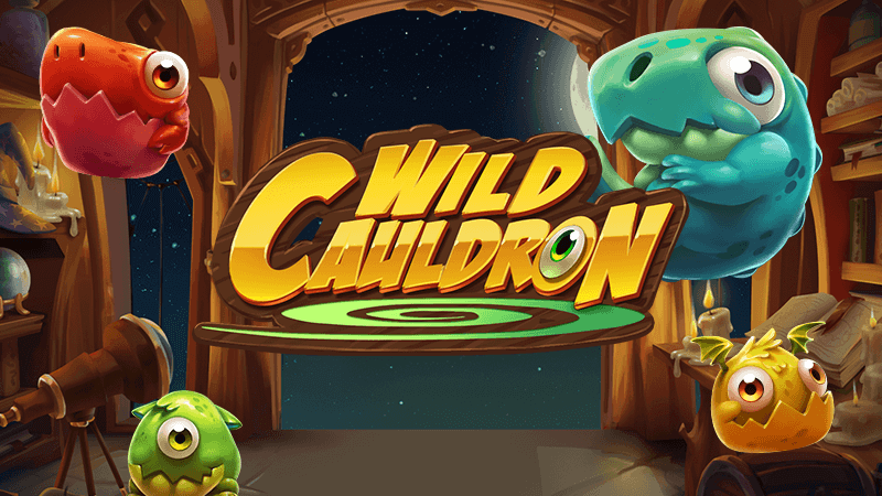 wild couldron slot logo png