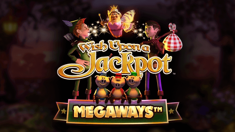 wish upon a jackpot megaways slot logo