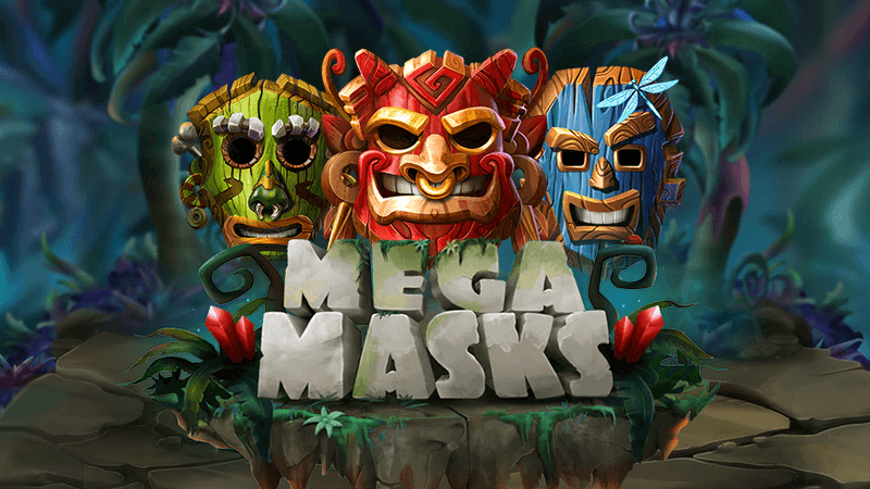 mega masks slot logo