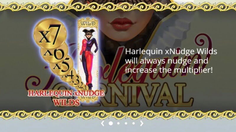 harlequin carnival slot rules
