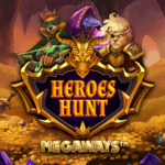 heroes hunt megaways slot logo