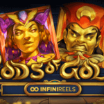 gods of gold infinireel slot logo