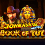 john Hunter and the Book of Tut slot logo