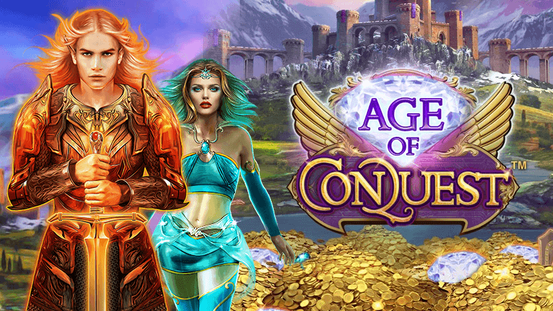 age of conquest slot logo