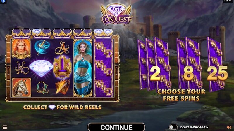 age of conquest slot rules