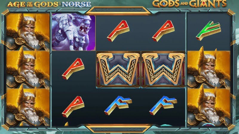 gods and giants slot gameplay