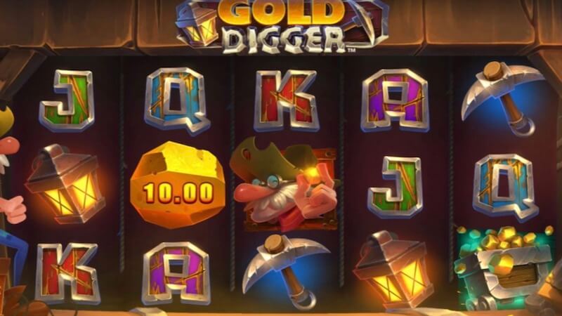 gold digger slot gameplay