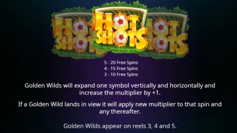 hot shots 2 slot rules