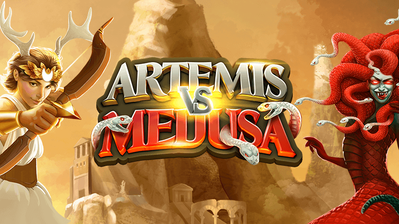 artemis vs medusa slot logo