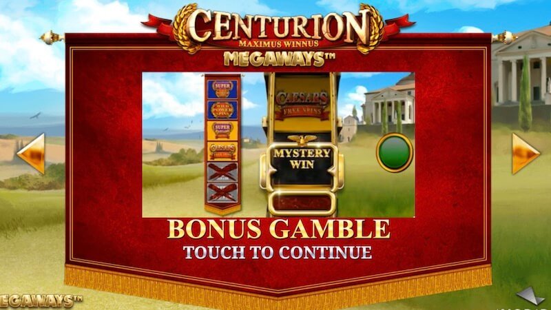 centurion megaways slot rules