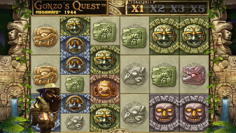 gonzos quest megaways slot gameplay