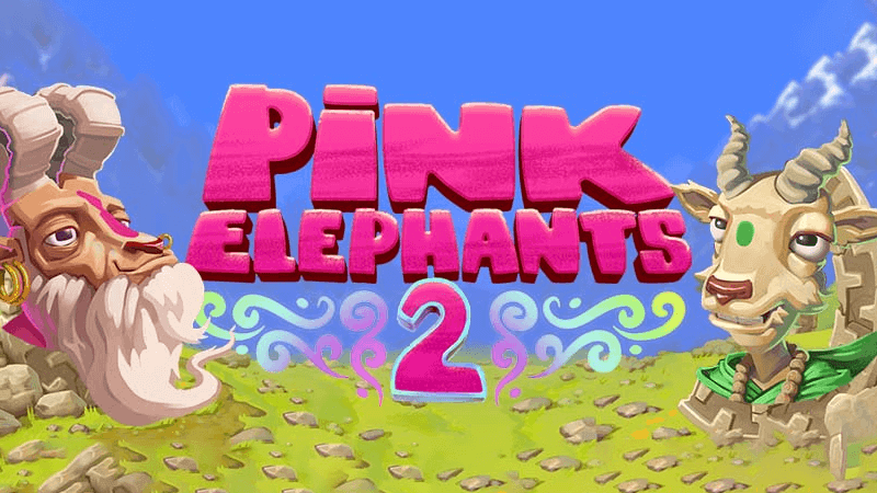 pink elephants 2 slot logo