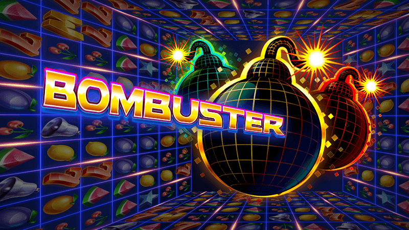 bombuster slot logo