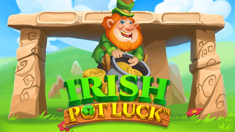irish pot luck slot logo