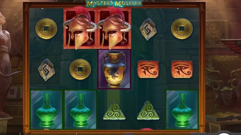mystery museum slot gameplay