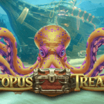 octopus treasure slot logo